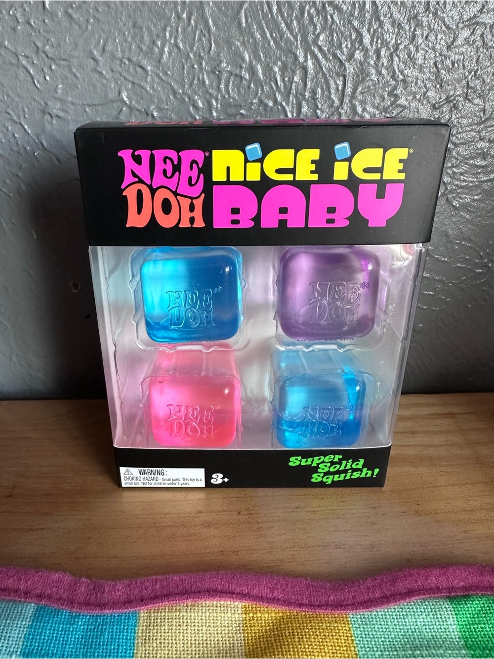 NeeDoh Nice Ice Baby 4pk- Pink, Blue, Purple